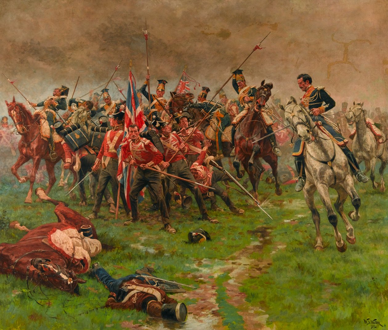 La bandera. Albuhera, 16 de mayo de 1811 de William Barnes Wollen