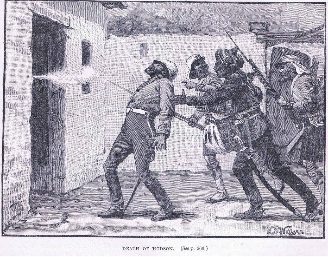 La muerte de Hodson 1858 d.C. de William Barnes Wollen
