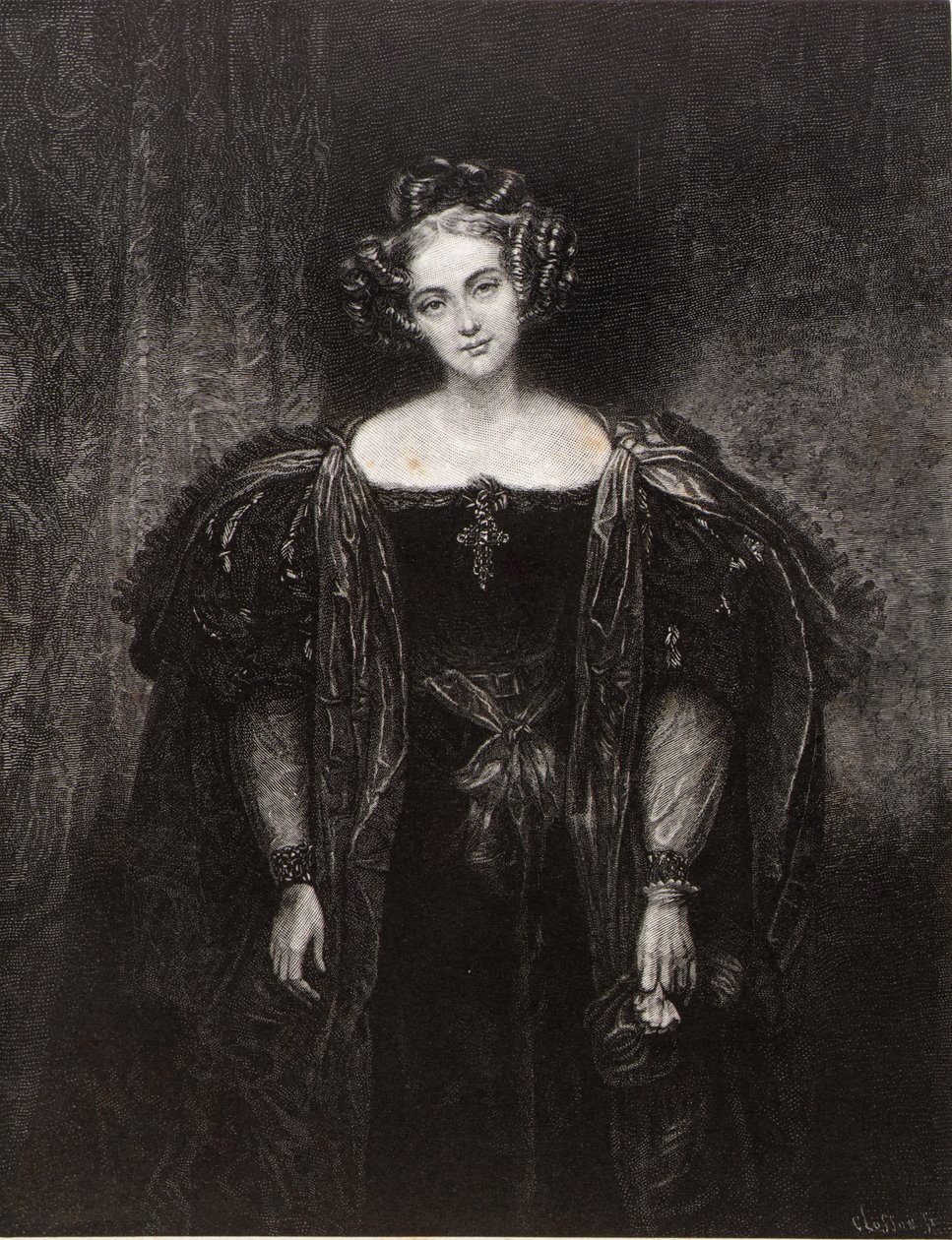 Henrietta Sontag, como Donna Anna en Don Juan de William Baxter Closson