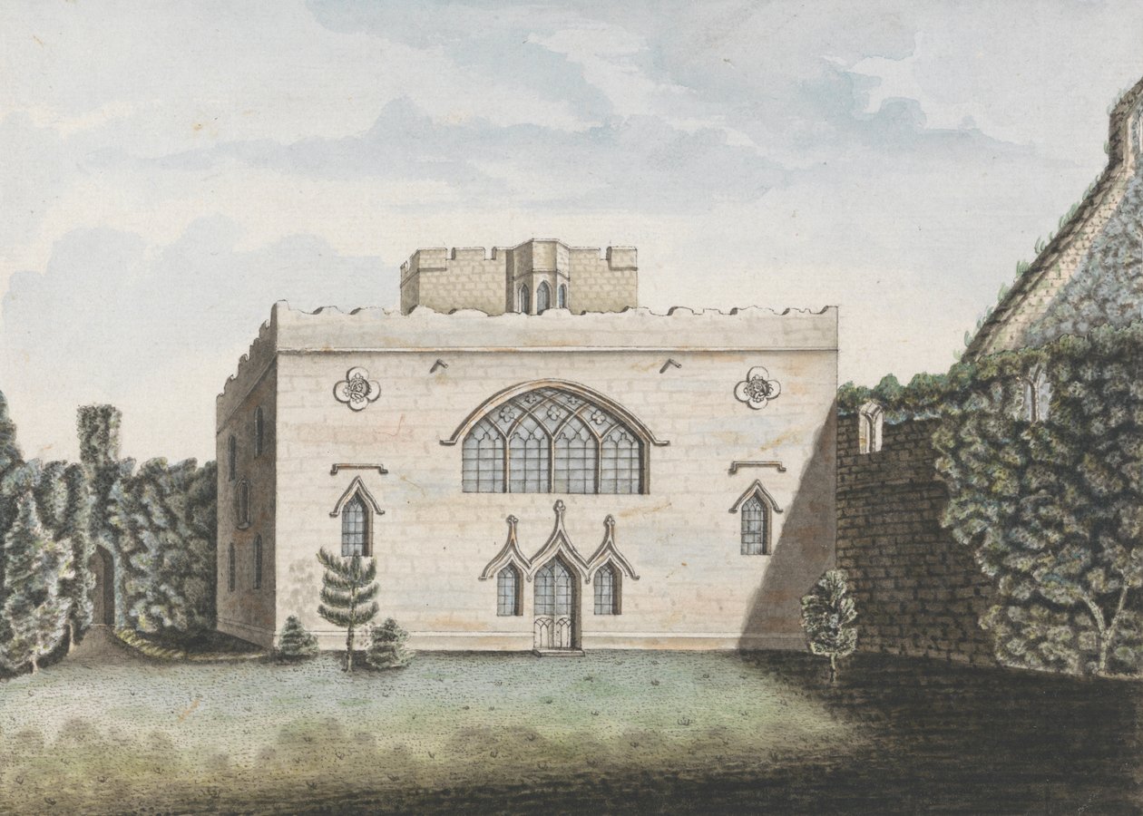 Priorato de Hulne en Northumberland de William Beilby