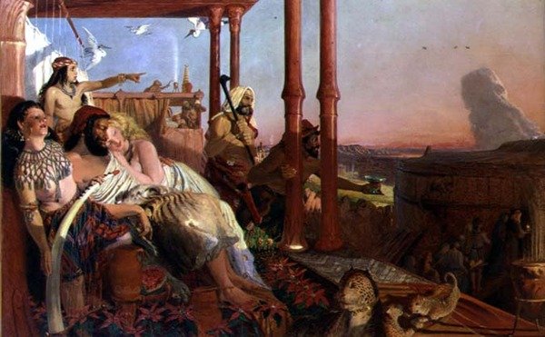 La Víspera del Diluvio de William Bell Scott