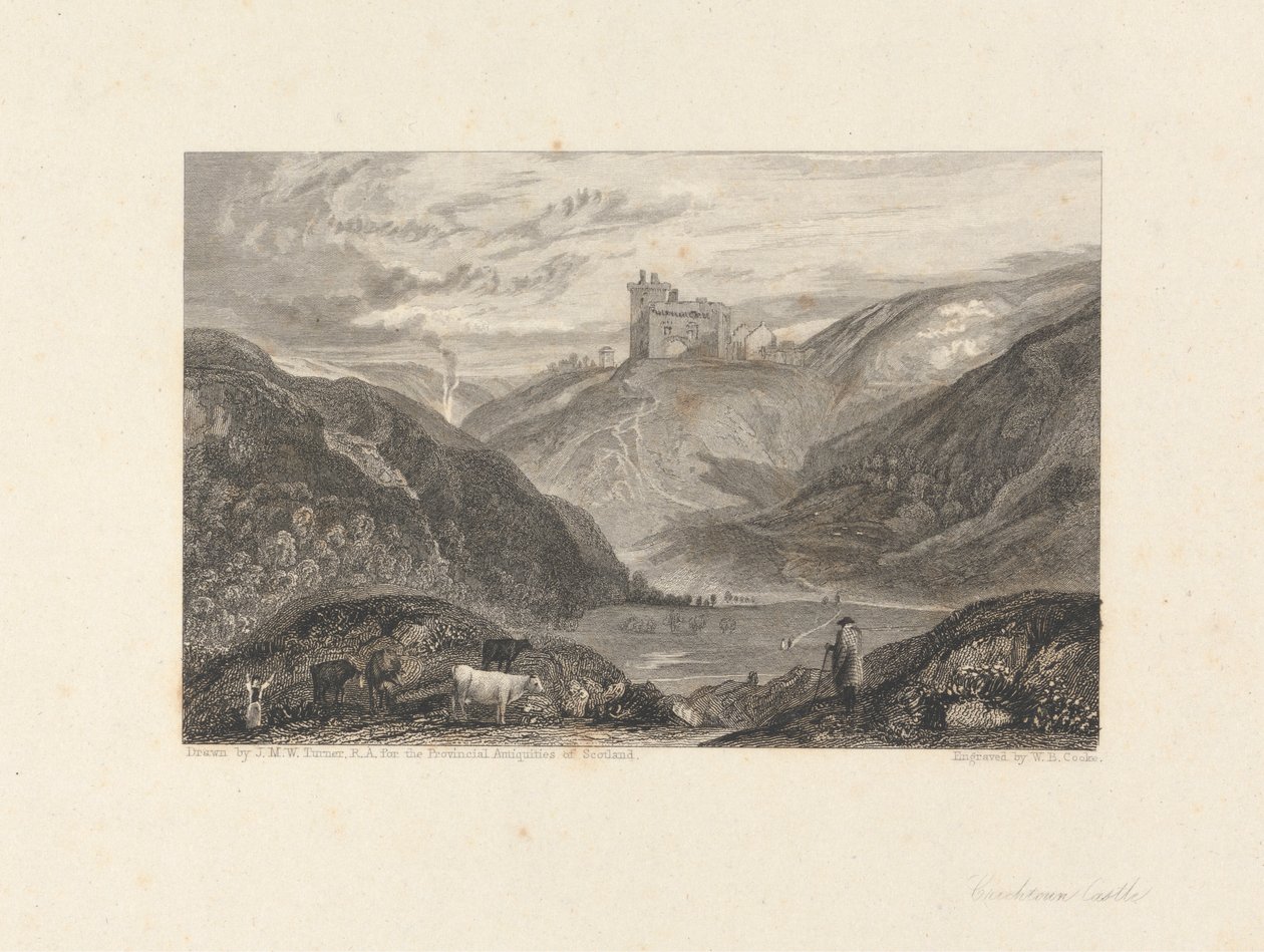 Castillo de Crichton de William Bernard Cooke
