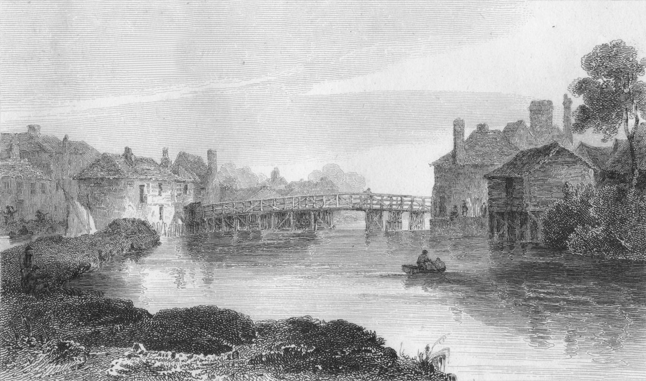 Puente de Eton, 1809 de William Bernard Cooke