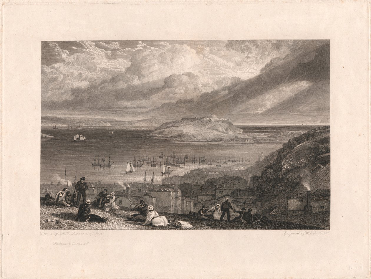 Falmouth, Cornualles de William Bernard Cooke