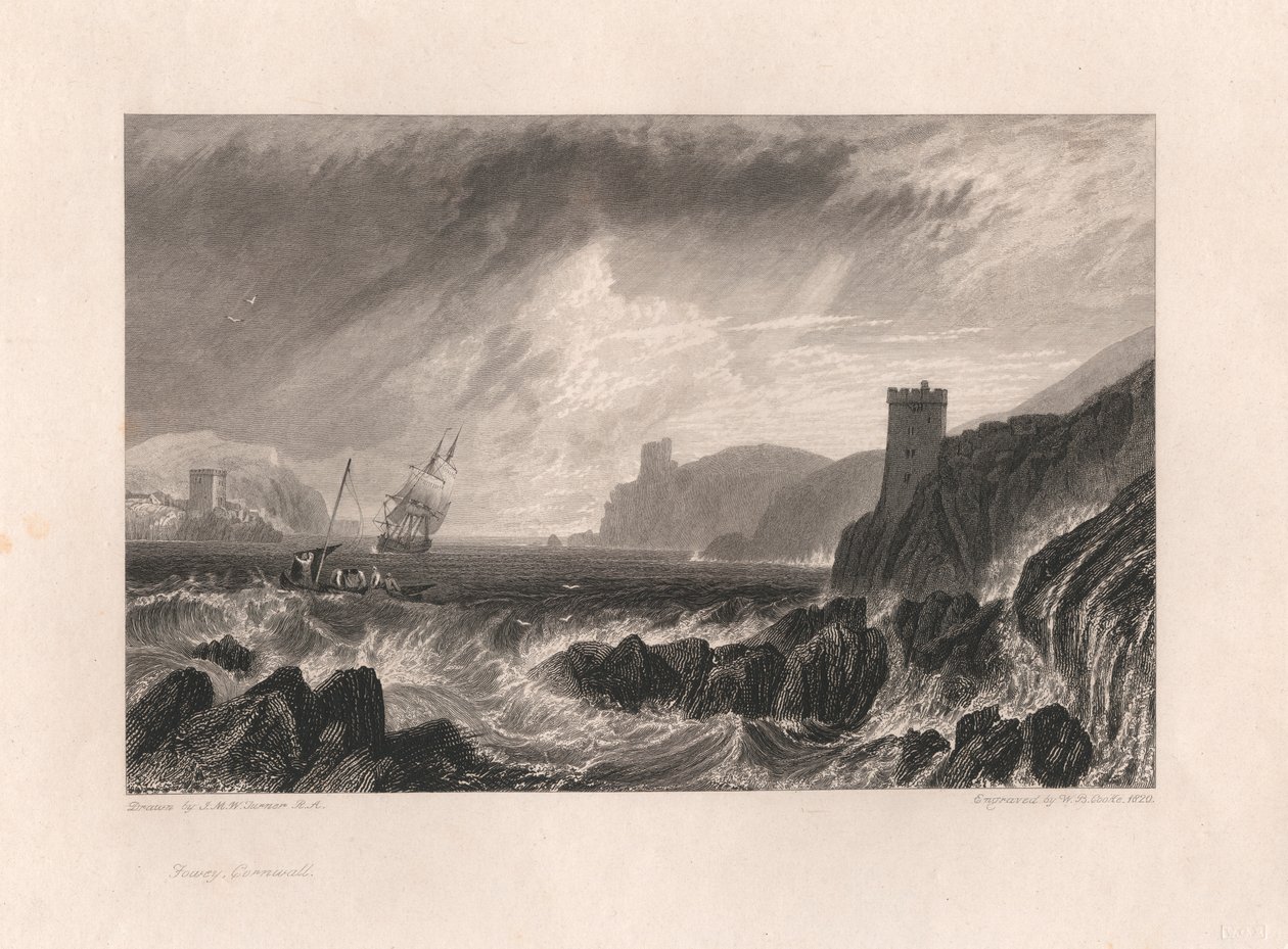 Fowey, Cornualles de William Bernard Cooke
