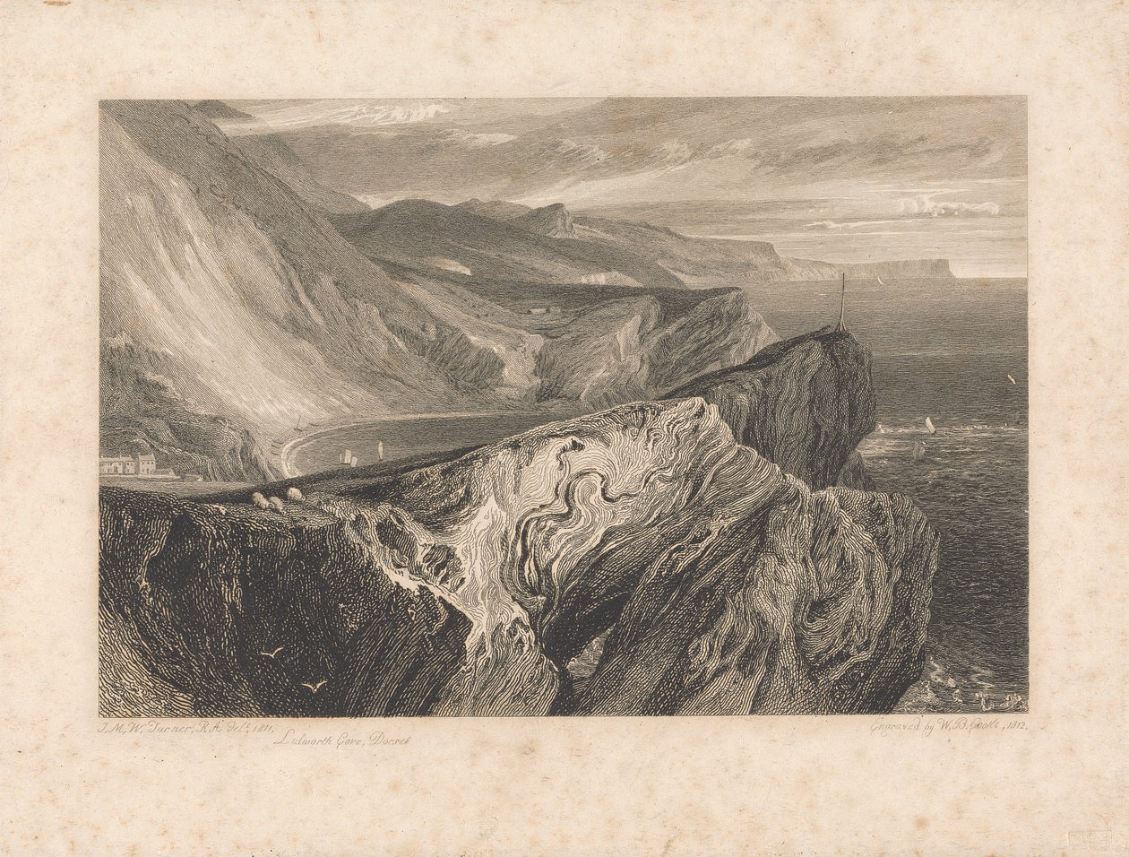 Cala Lulworth, Dorset de William Bernard Cooke