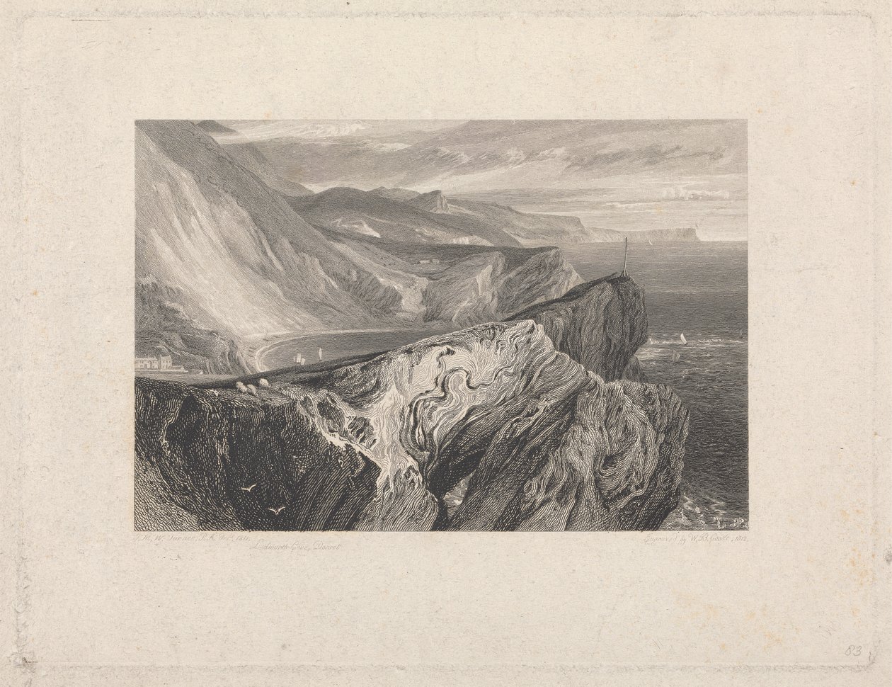 Cala Lulworth, Dorset de William Bernard Cooke