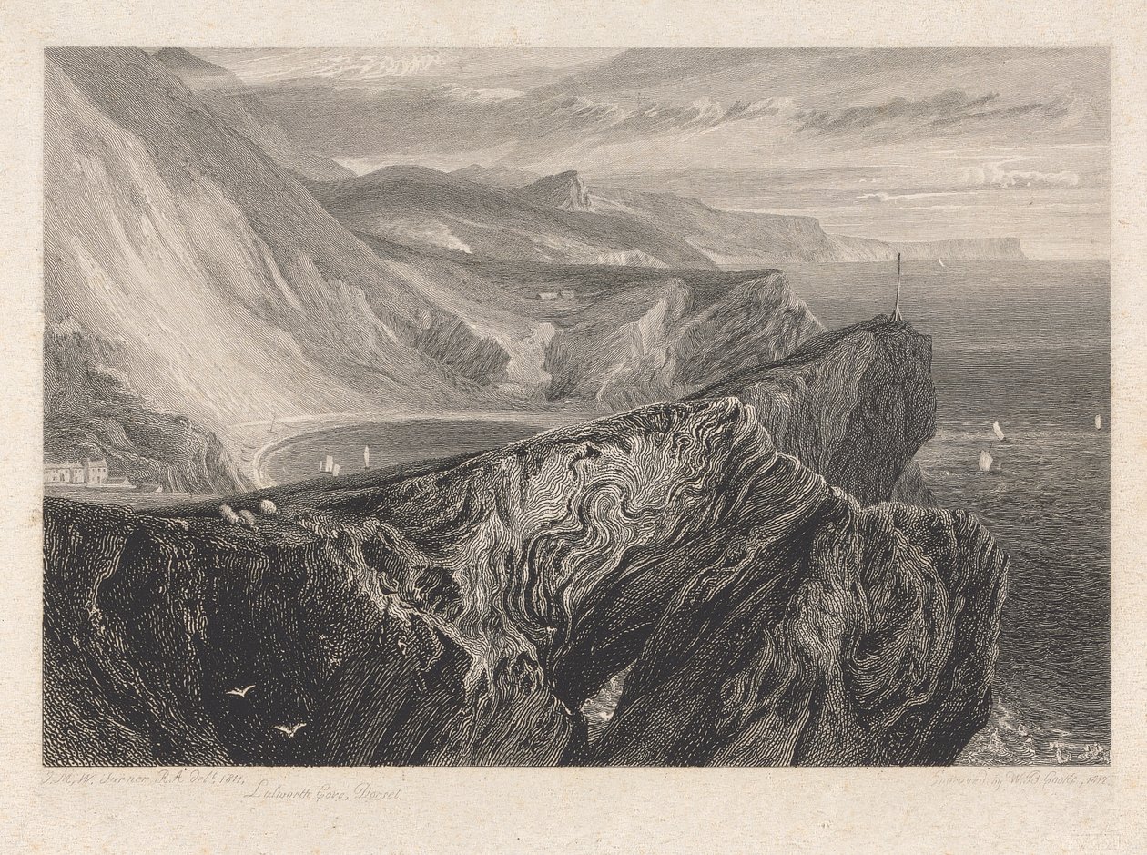 Cala Lulworth, Dorsetshire de William Bernard Cooke