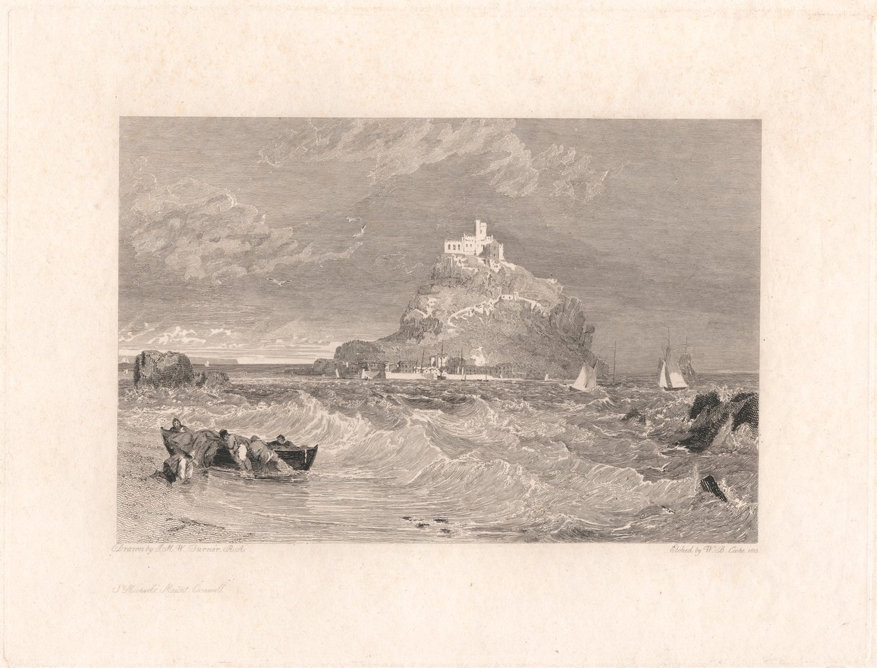 Monte de San Miguel, Cornualles de William Bernard Cooke