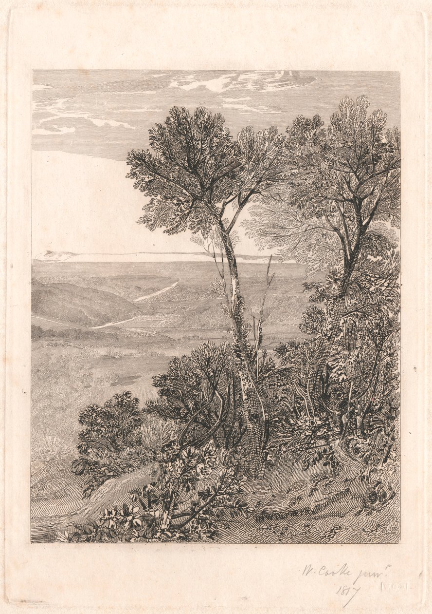 El Valle de Ashburnham, una réplica de la mitad derecha de William Bernard Cooke