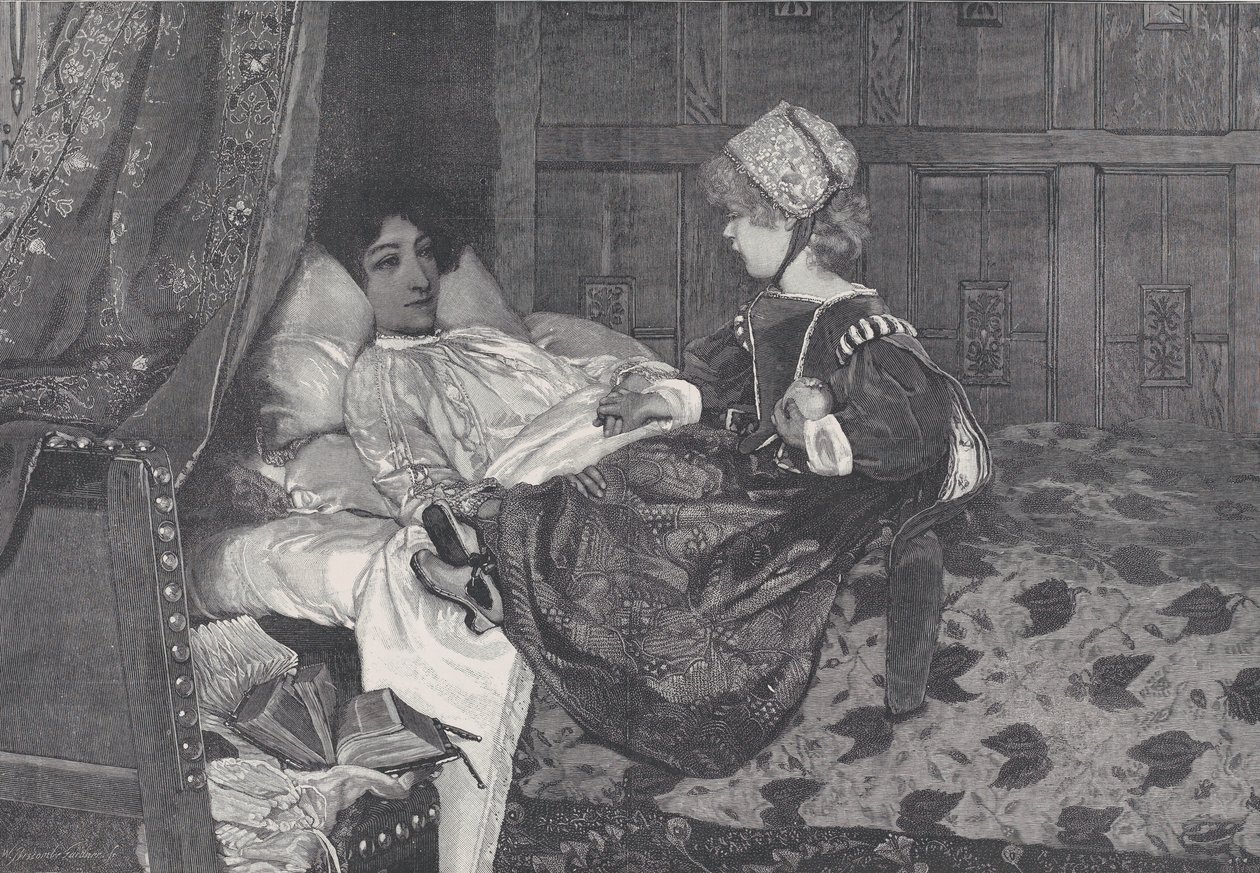 Siempre bienvenido, de Illustrated London News, 19 de mayo de 1888 de William Biscombe Gardner