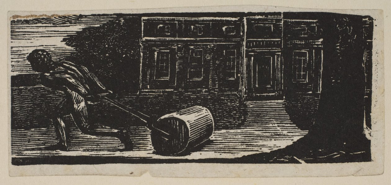 Una piedra rodante nunca tiene musgo, de Pastorales de Virgilio de Thornton de William Blake