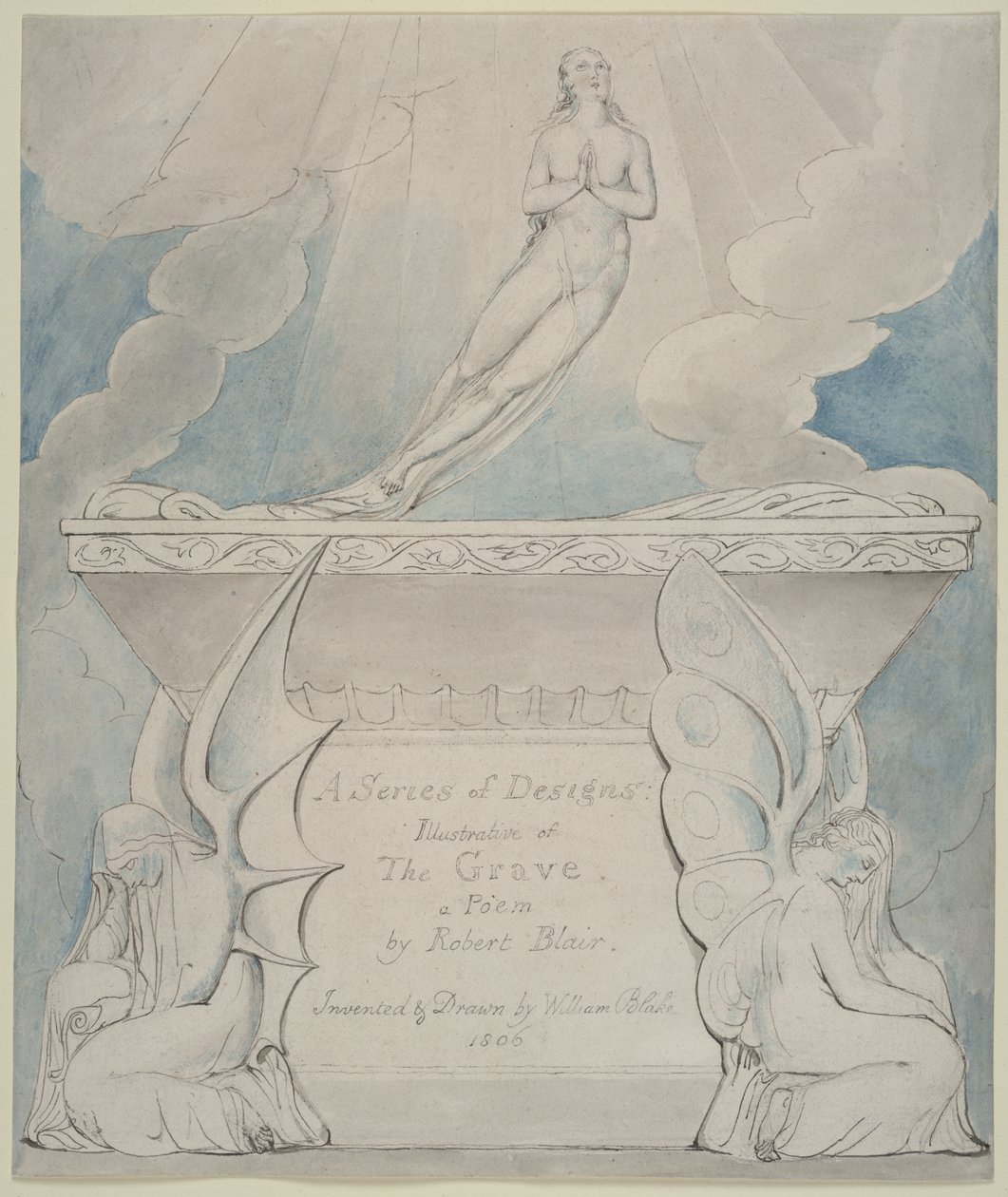 Una Página de Título para "La Tumba" de William Blake
