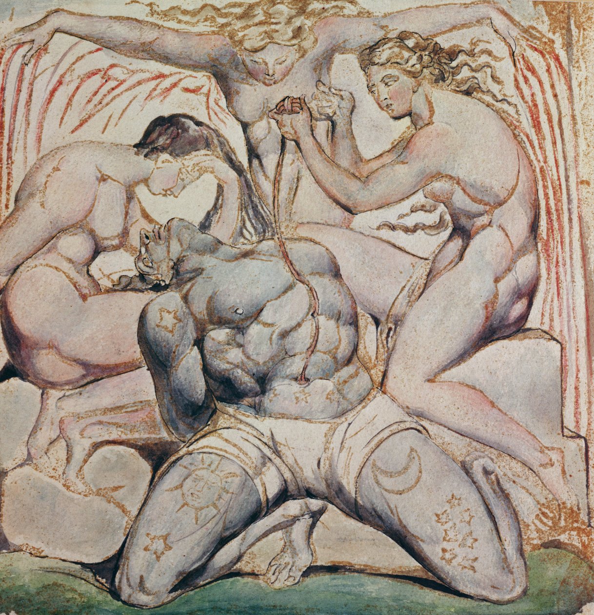 Albión y sus Atormentadores, Placa 25, Jerusalén de William Blake