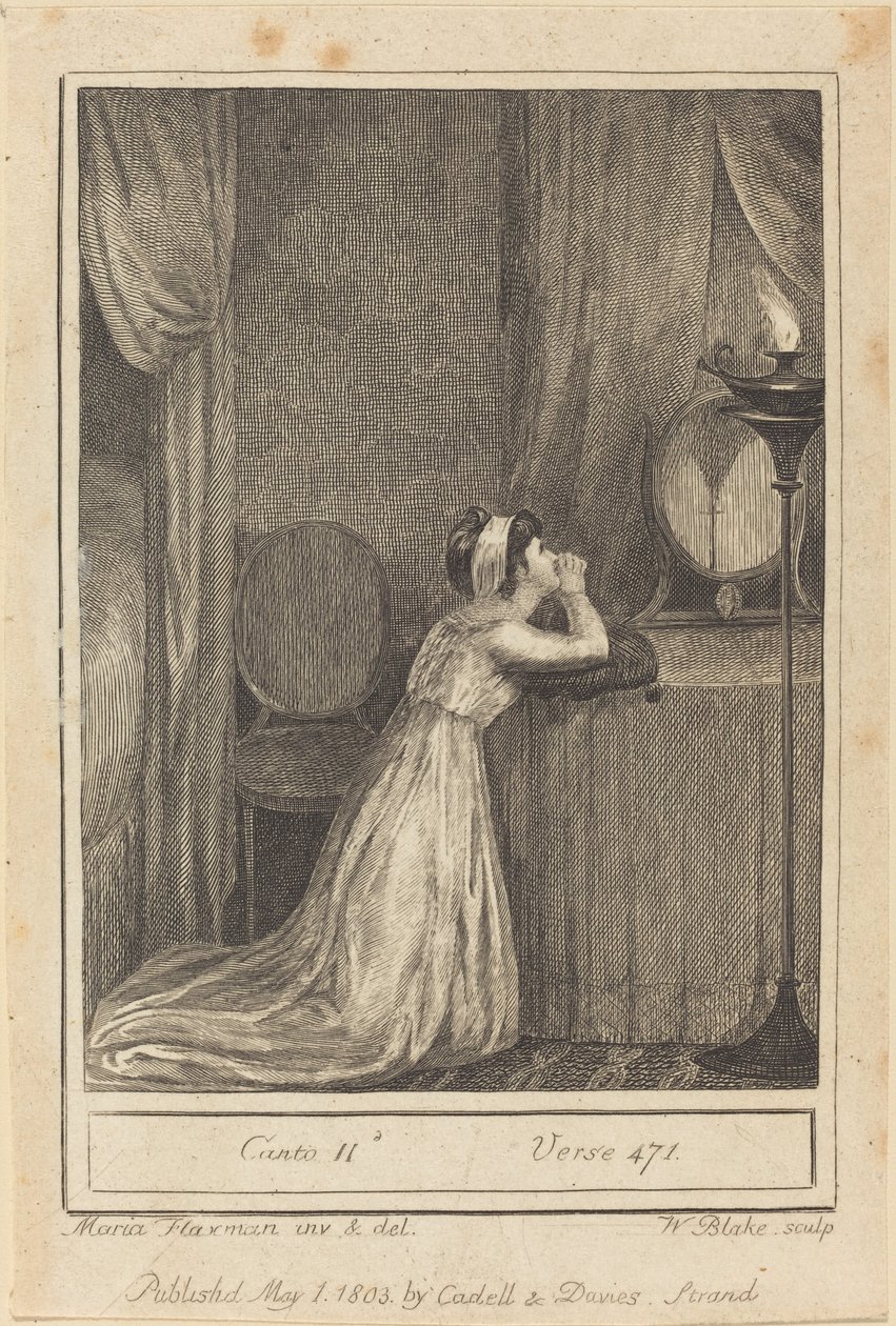 Canto II, Verso 471, 1803 de William Blake