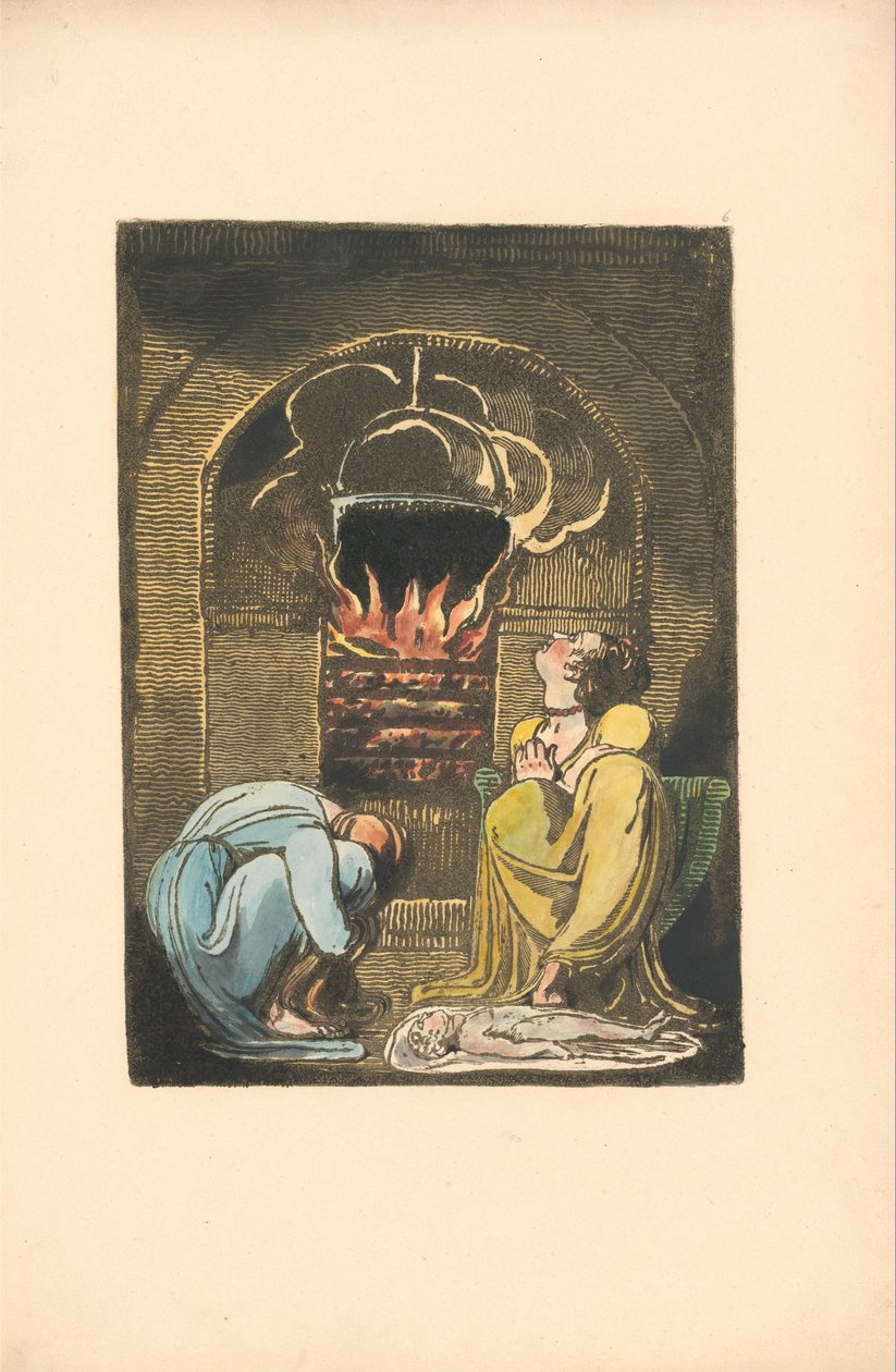 Europa. Una Profecía, Lámina 8 (Bentley 9) de William Blake