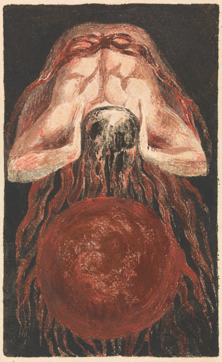 El Primer Libro de Urizen, Lámina 16 (Bentley 17) de William Blake