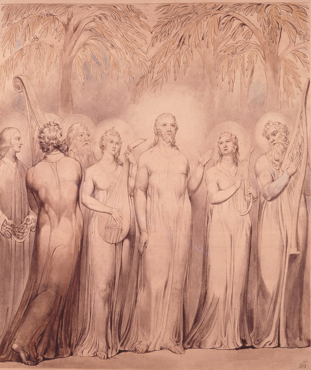 Himno de Cristo y los Apóstoles de William Blake