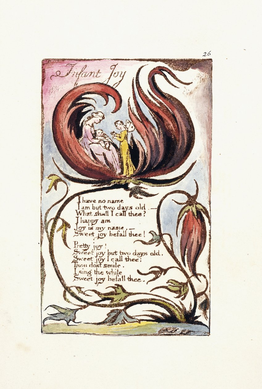 Alegría infantil, 1789 de William Blake