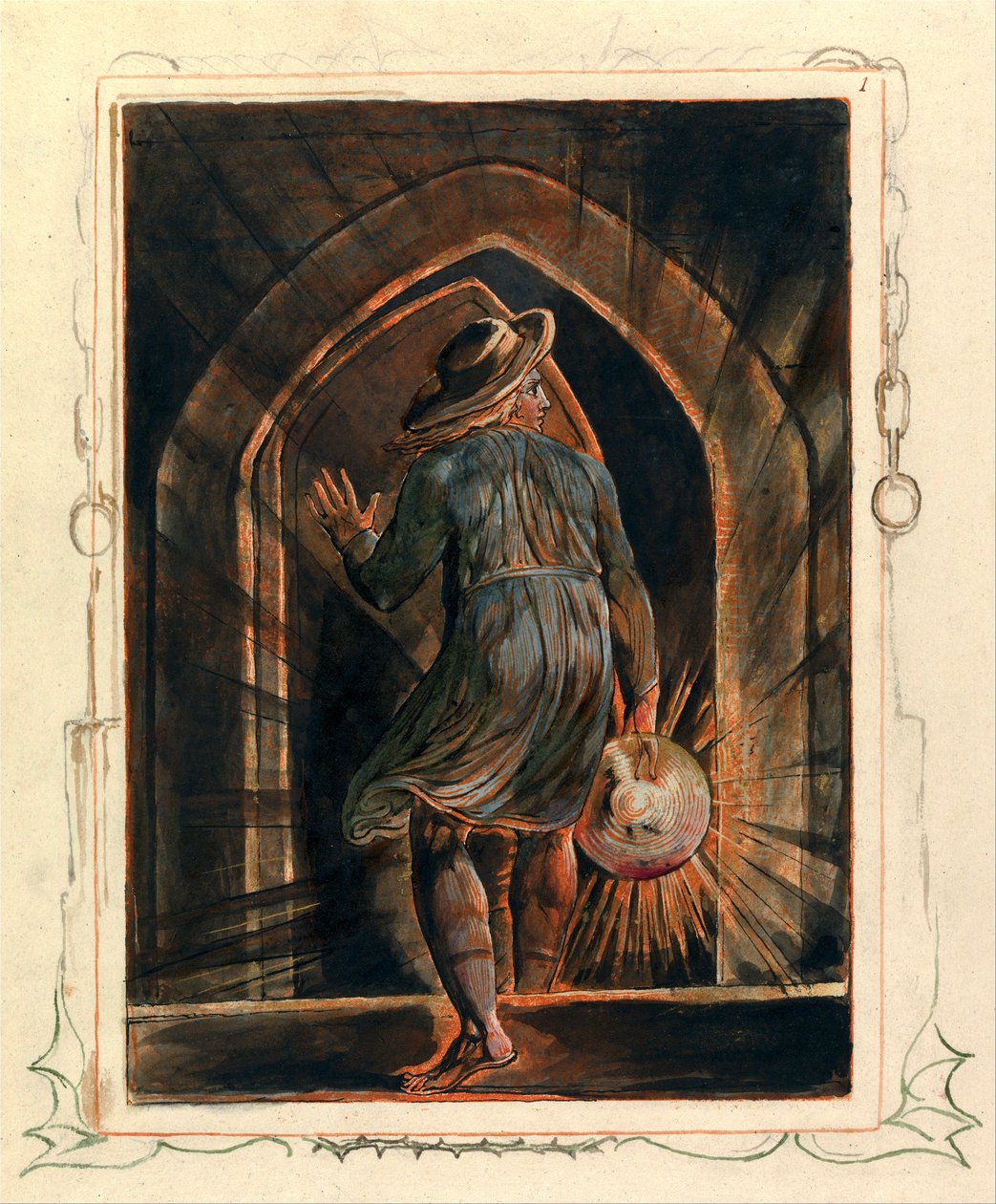 Jerusalén, Placa 1, Frontispicio de William Blake
