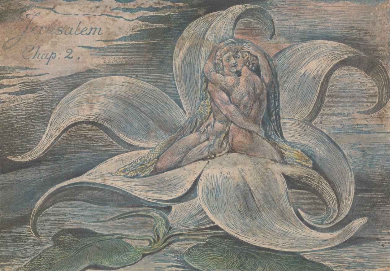 Jerusalén, lámina 28, prueba de impresión de William Blake