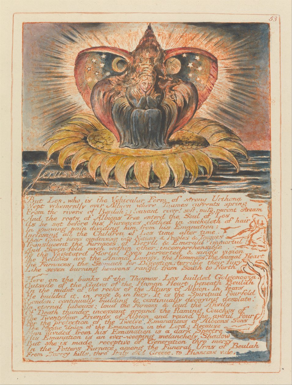 Jerusalén, Placa 53, Jerusalén, Capítulo 3 de William Blake