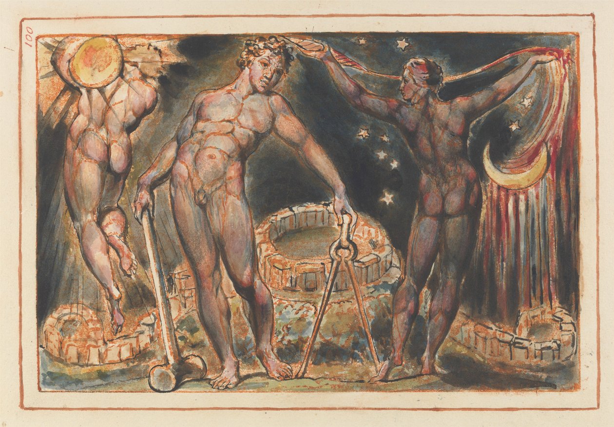 Jerusalén, remate (lámina 100) de William Blake