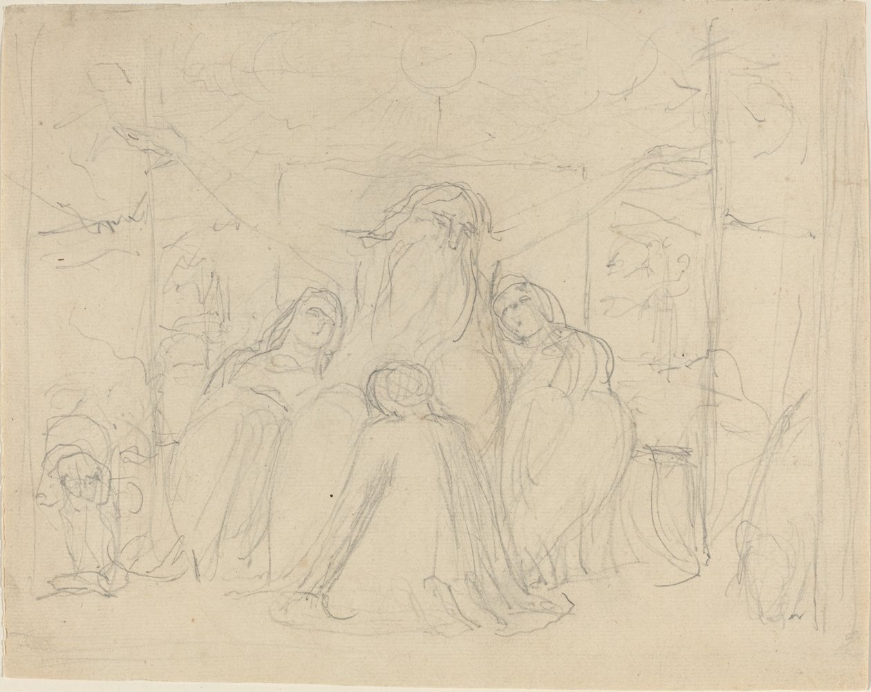 Job y Sus Hijas de William Blake