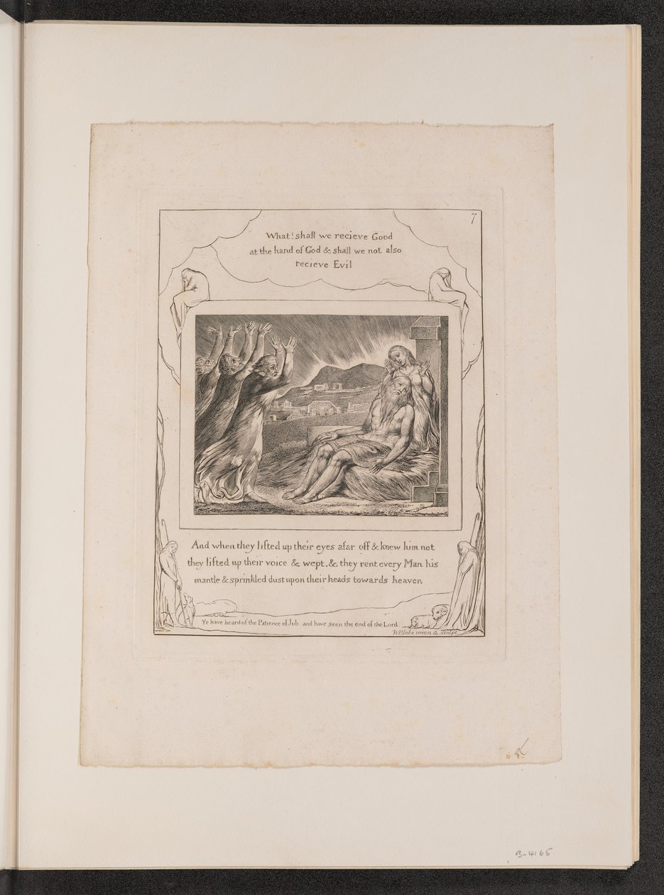 Los Consoladores de Job de William Blake