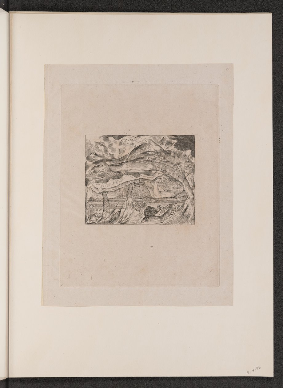 Los sueños malignos de Job de William Blake