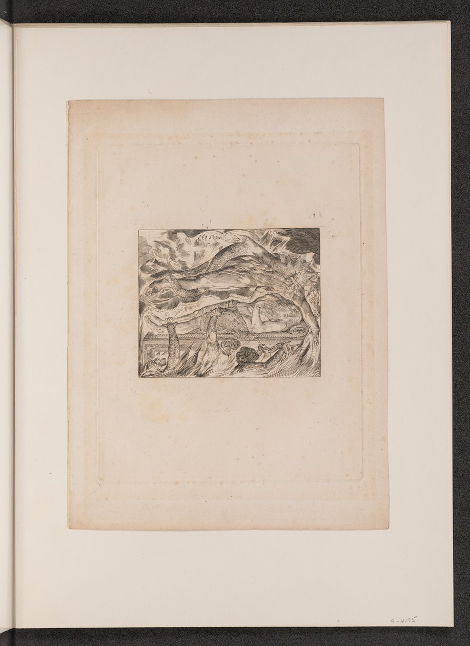 Los sueños malvados de Job de William Blake