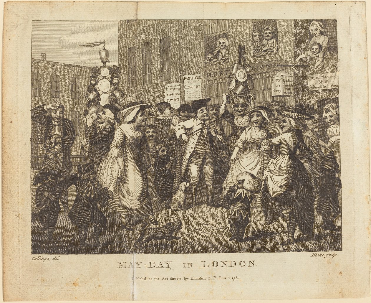 Día de mayo en Londres de William Blake