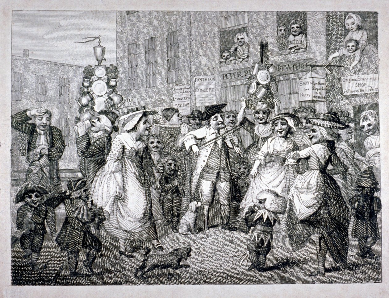 Día de Mayo en Londres de William Blake