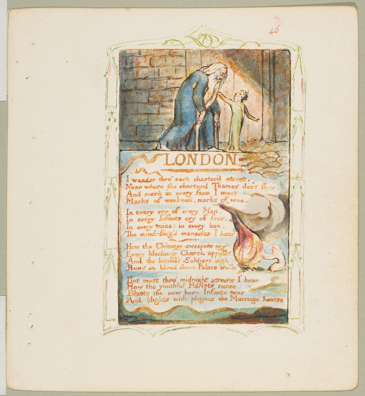 Canciones de Inocencia y de Experiencia: Londres de William Blake