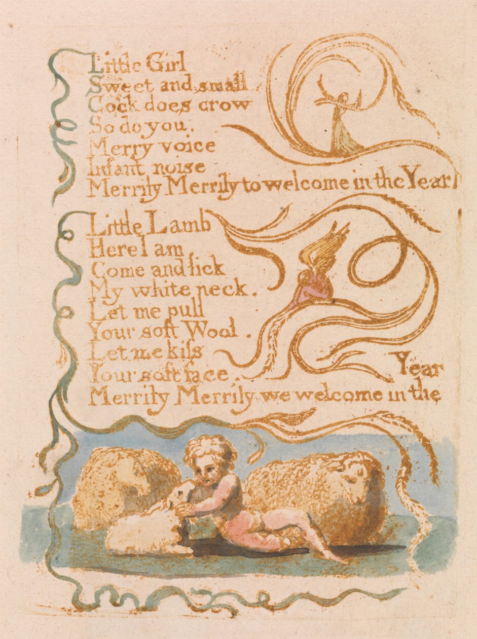 Frühling (Tafel 26) de William Blake