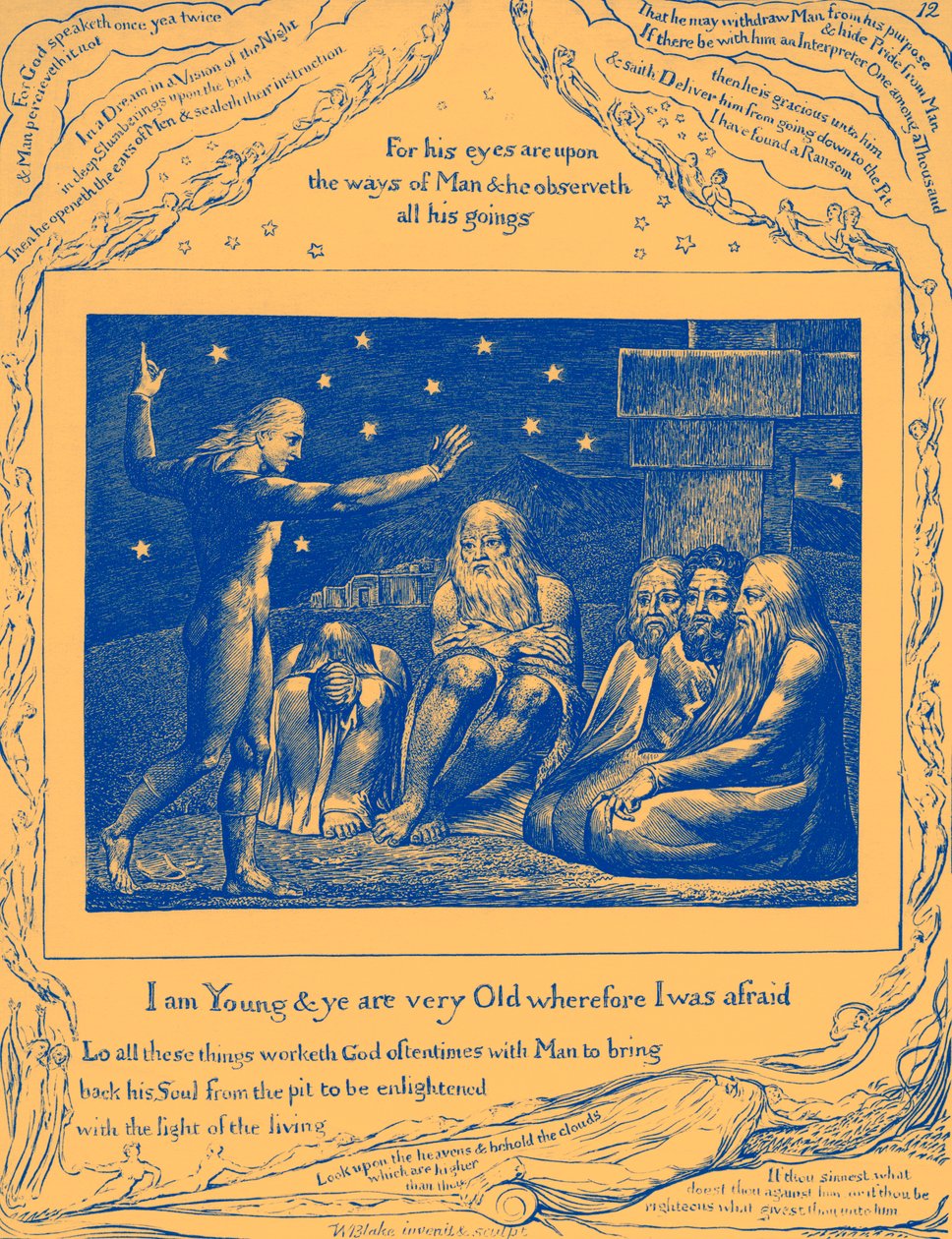 El libro de Job, ilustraciones de William Blake de William Blake