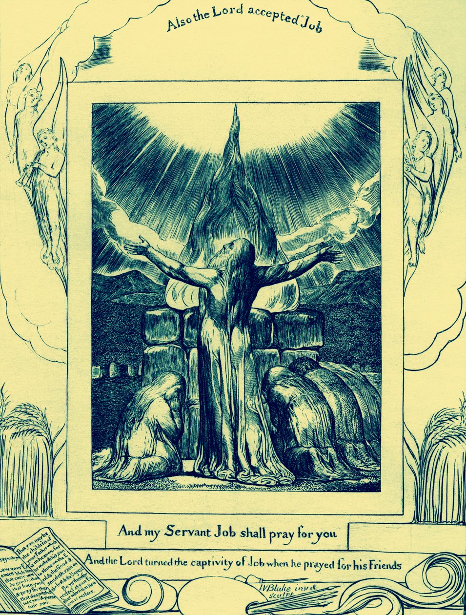 Ilustraciones del Libro de Job por William Blake de William Blake