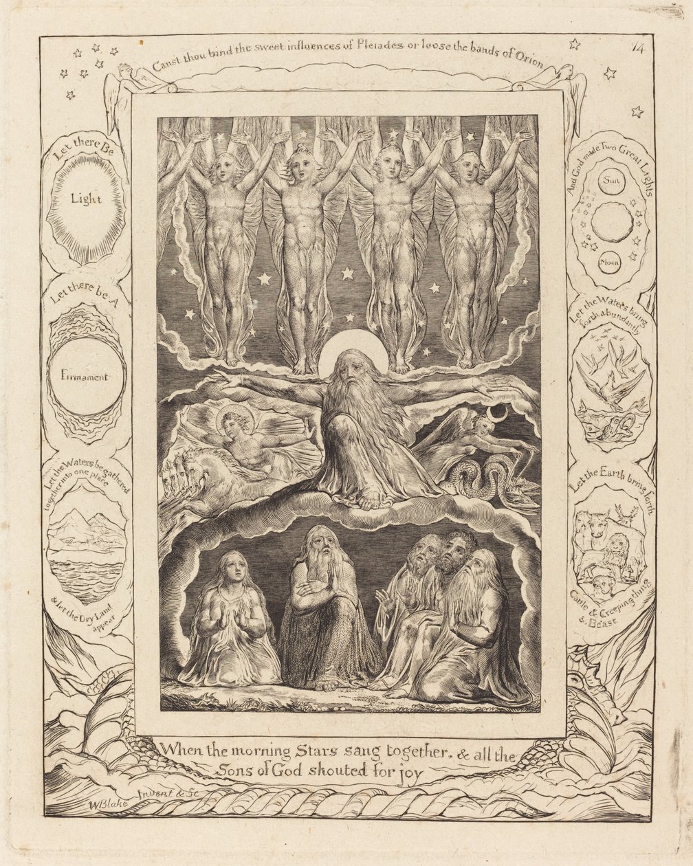 La creación de William Blake