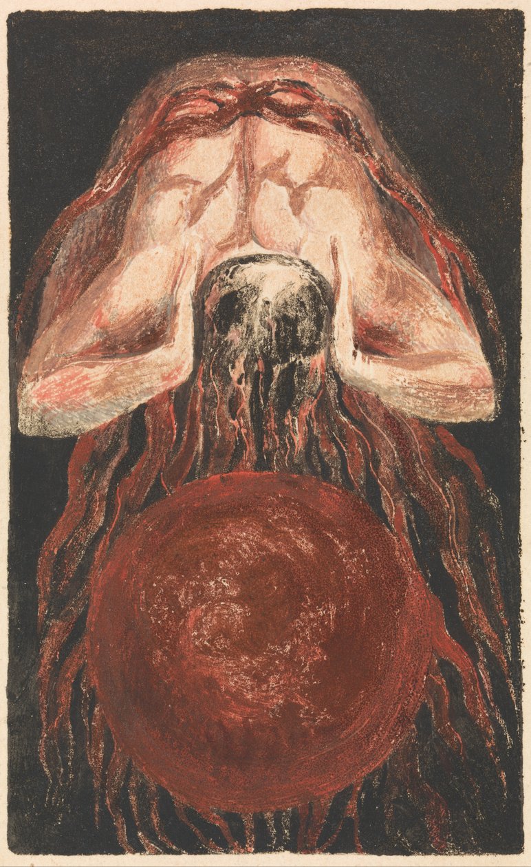 El Primer Libro de Urizen, Placa 16 (Bentley 17) de William Blake