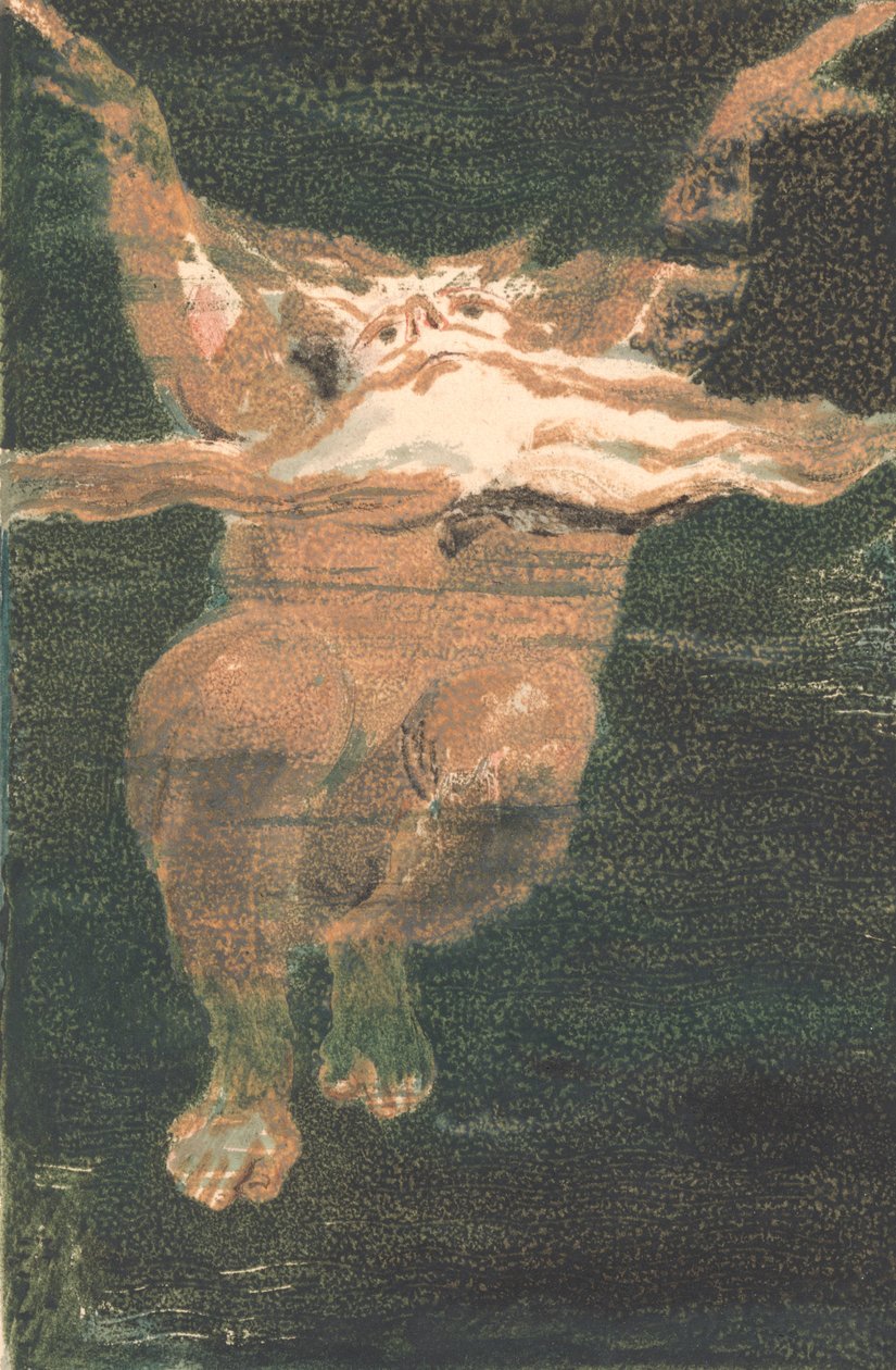 El primer libro de Urizen, lámina 5 (Bentley 12) de William Blake