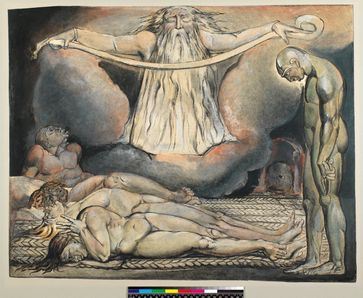 La casa de Lázaro, 1795 de William Blake