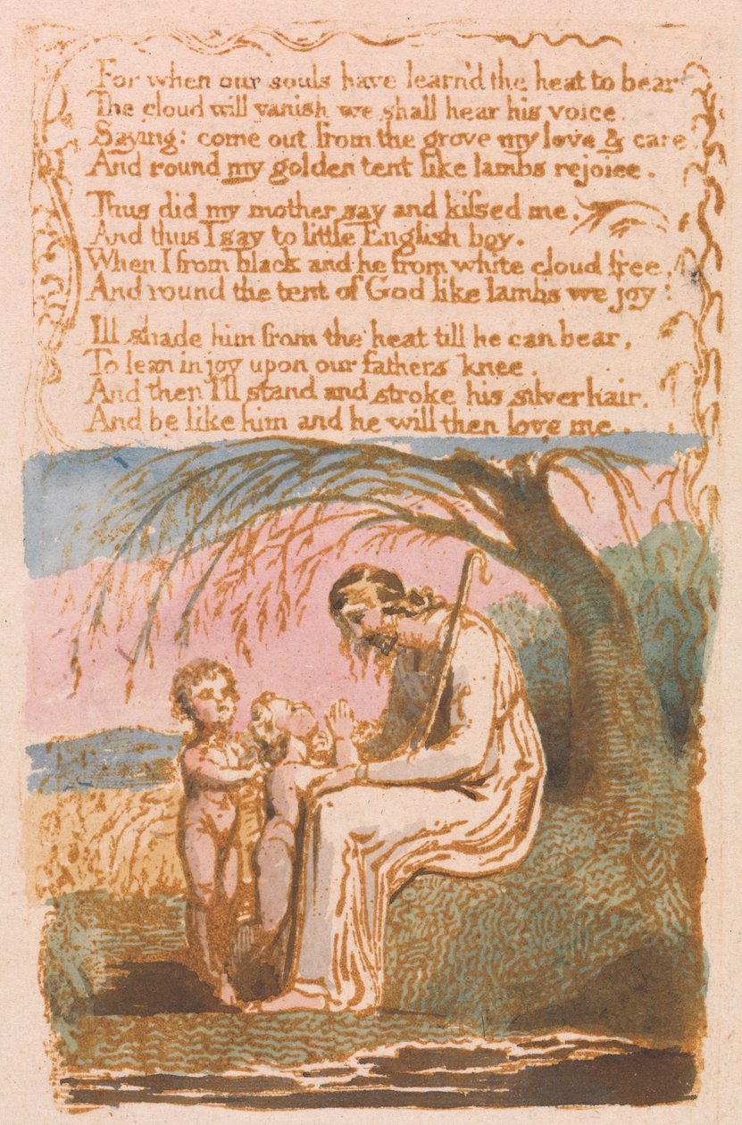 Der kleine schwarze Junge (Platte 30) de William Blake
