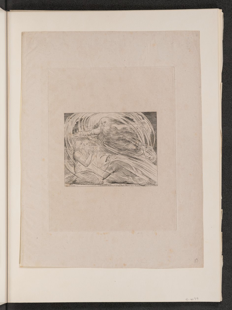 El Señor respondiendo a Job desde el torbellino de William Blake