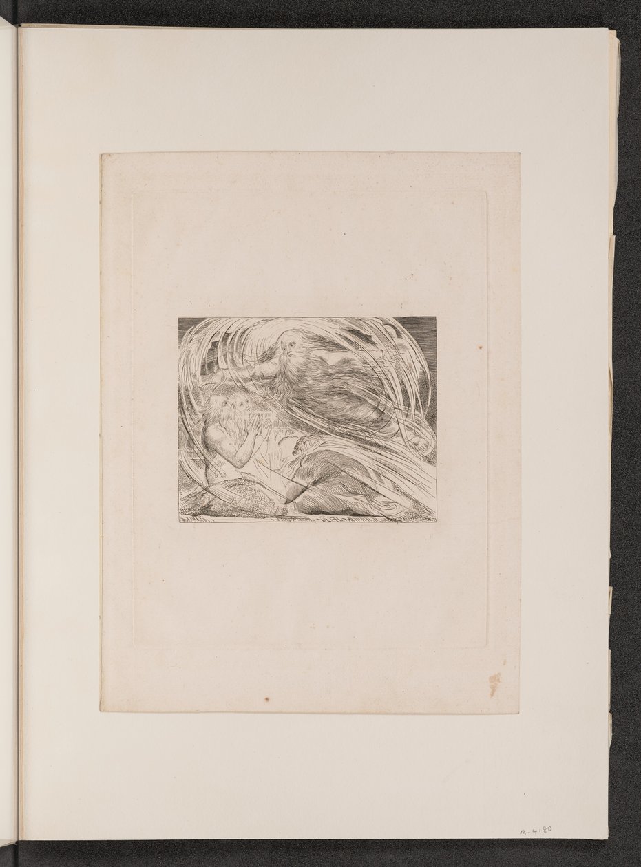 El Señor respondiendo a Job desde el torbellino de William Blake