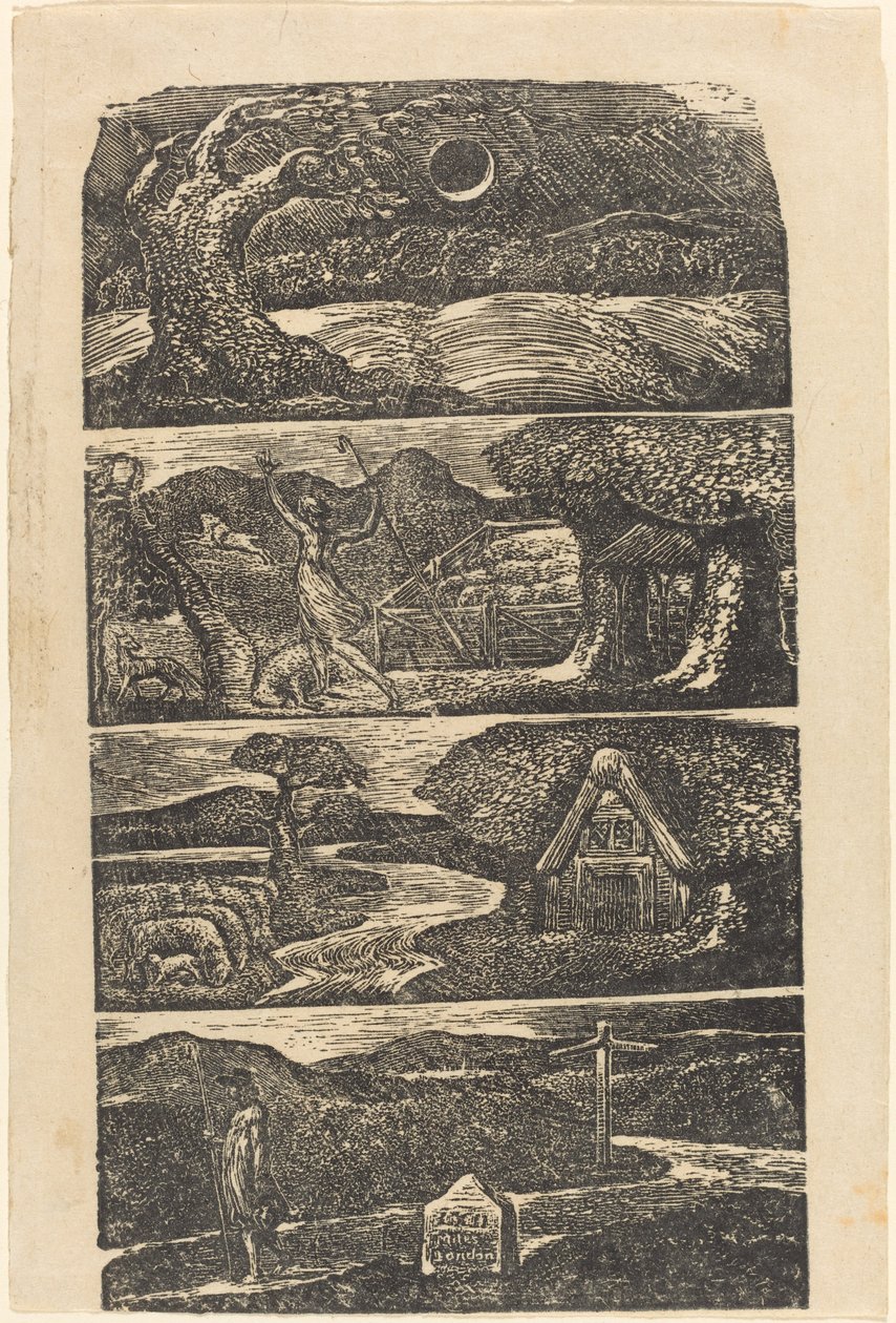 Las pastorales de Virgilio de William Blake