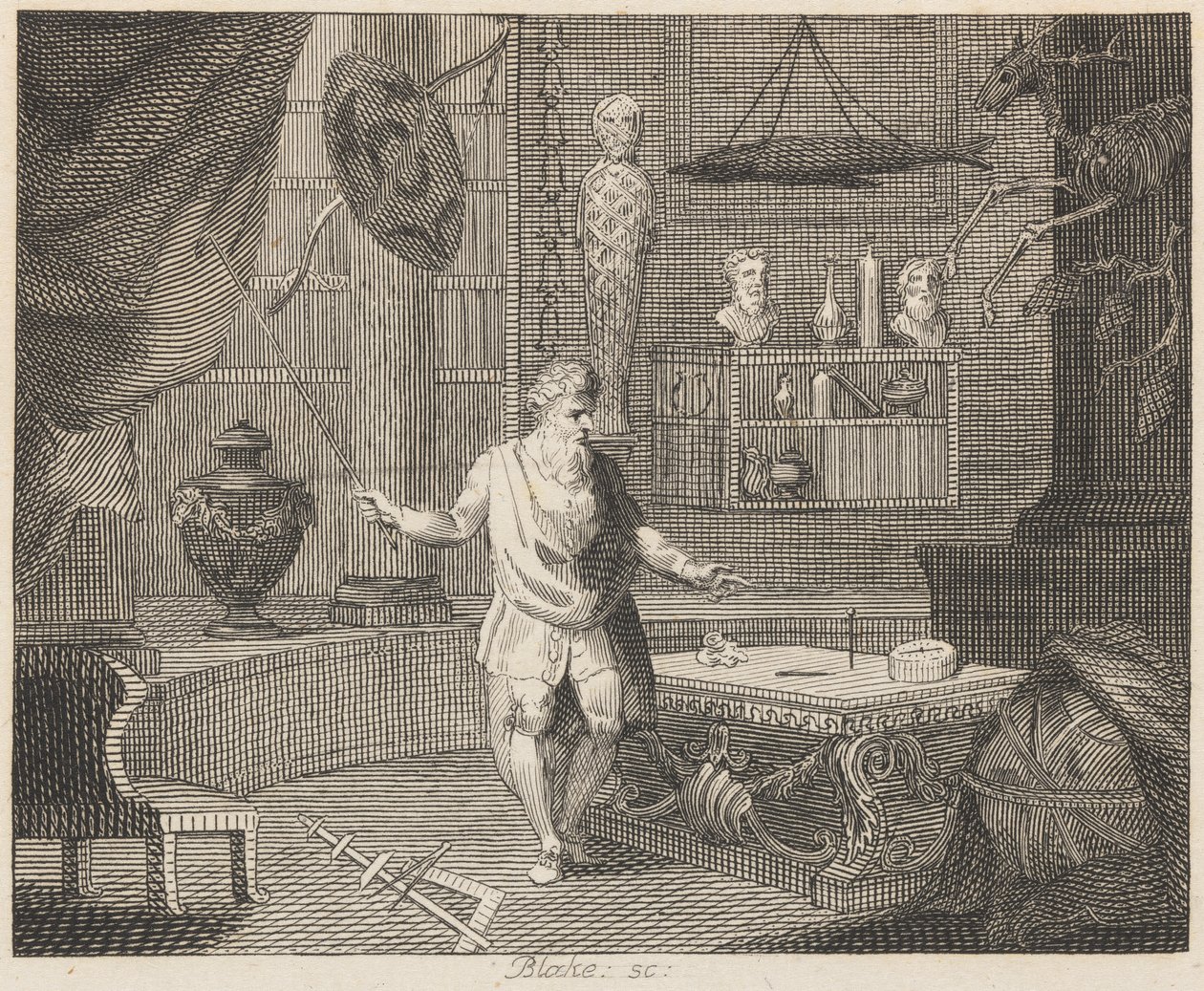 El alfiler y la aguja de William Blake