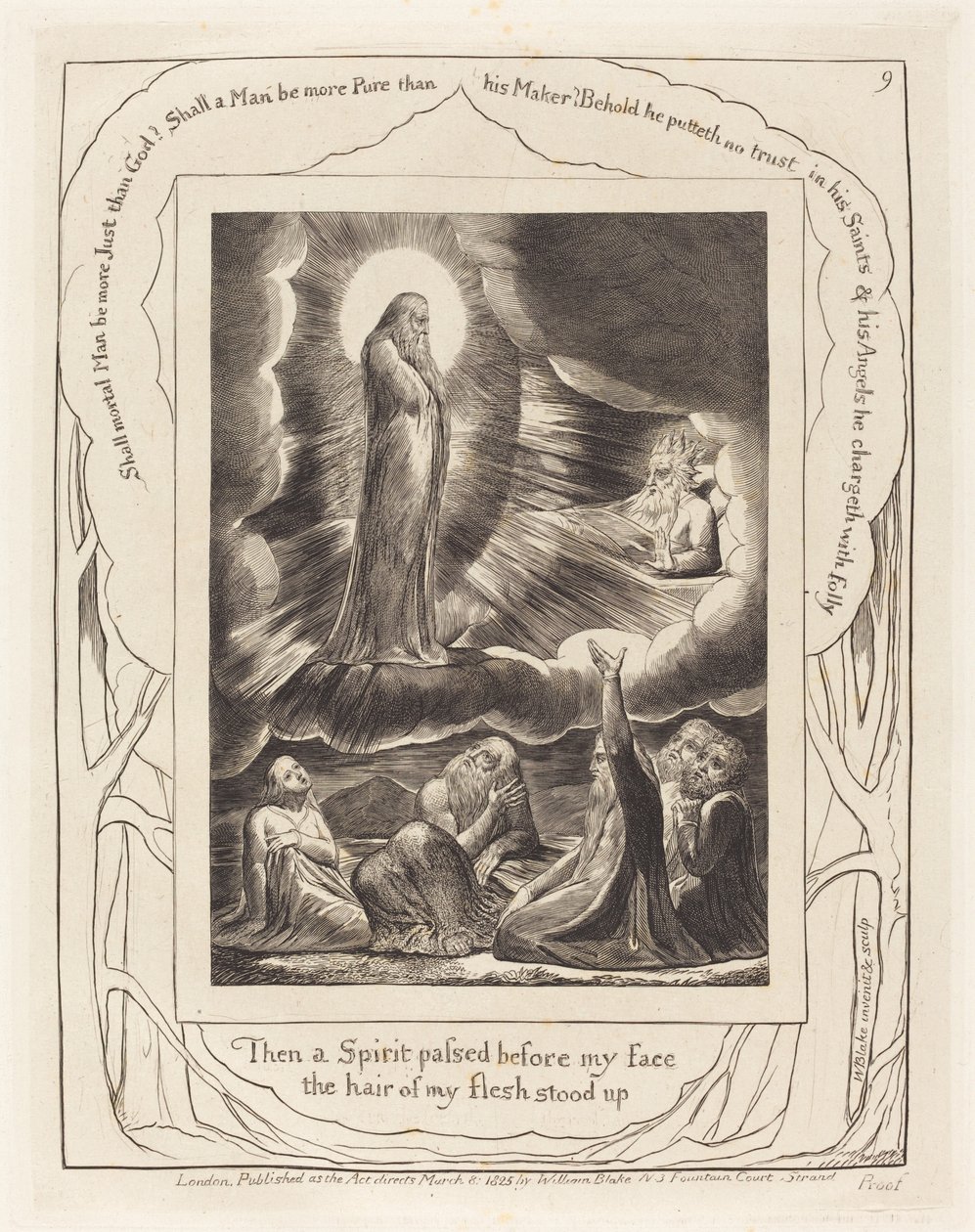 La visión de Elifaz de William Blake