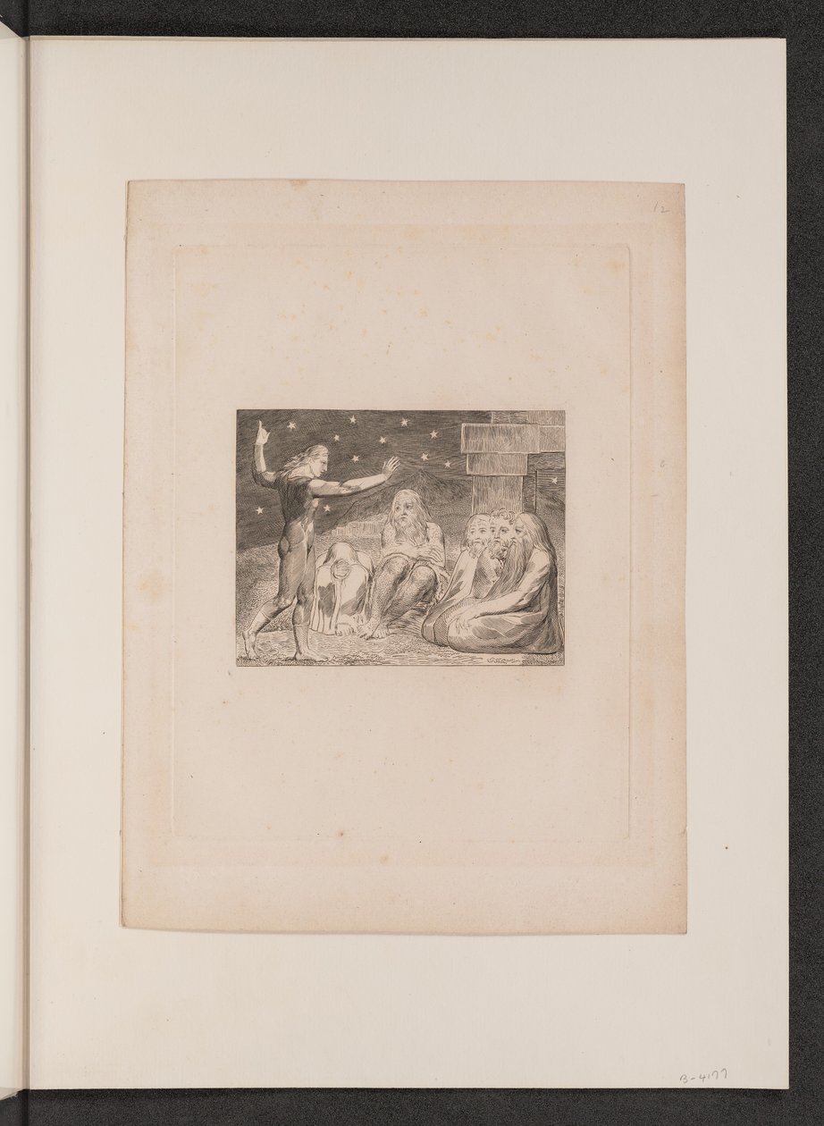 La ira de Eliú de William Blake
