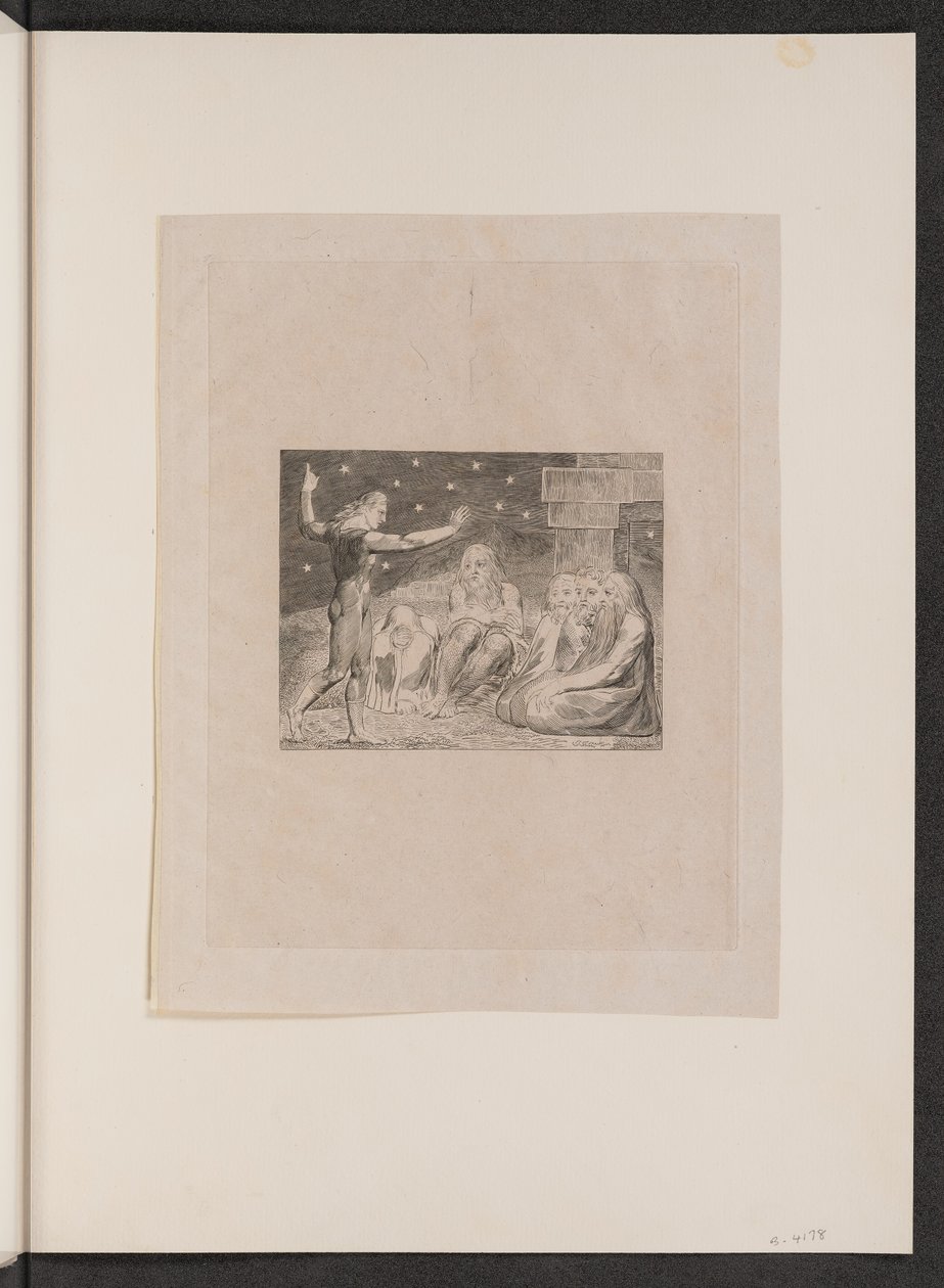La ira de Eliú de William Blake