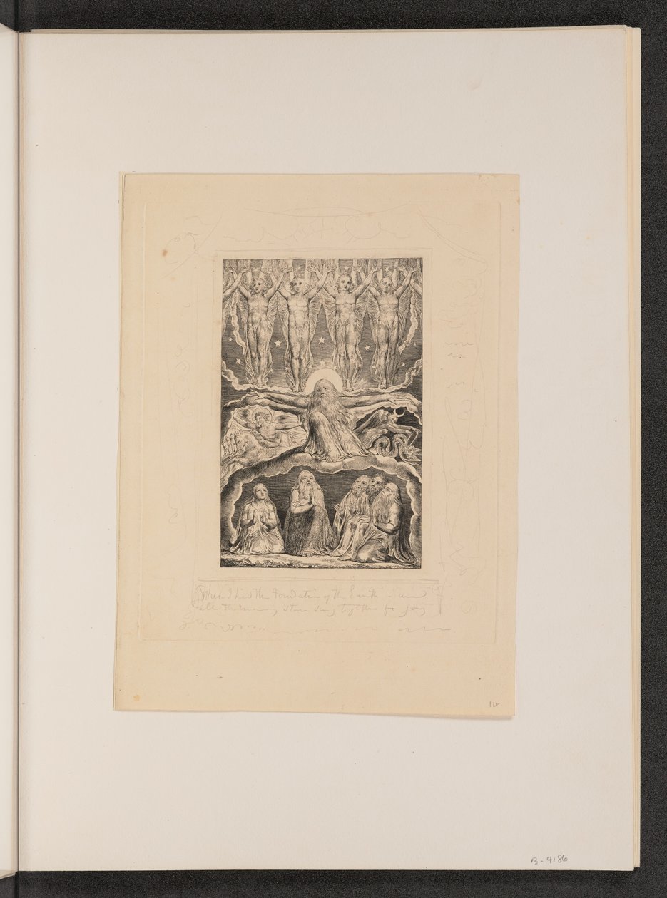 Cuando las estrellas de la mañana cantaban juntas de William Blake
